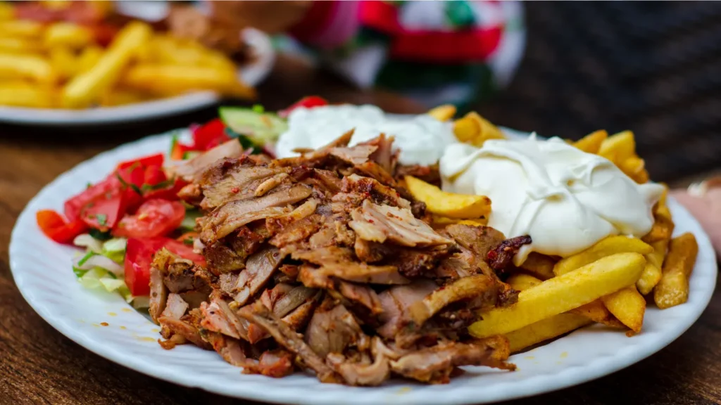 Doner Kebab at Istanbul Cafe & Restaurant